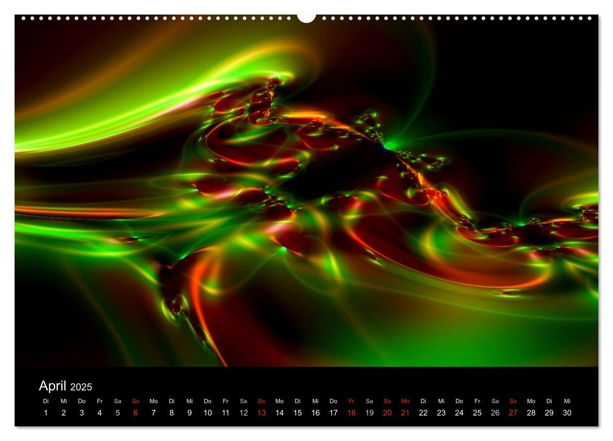 Bild: 9783435806355 | Fraktale Welten 2 (Wandkalender 2025 DIN A2 quer), CALVENDO...