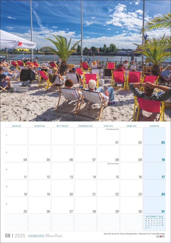 Bild: 9783964023445 | Hamburg ...meine Perle Kalender 2025 | Kalender | 13 S. | Deutsch