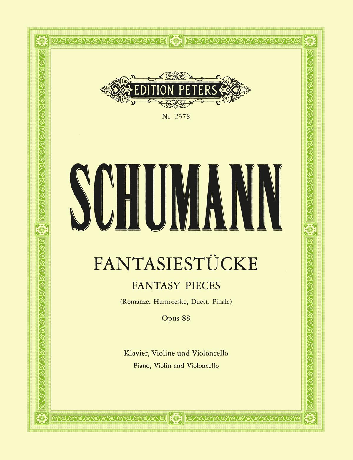 Cover: 9790014010690 | Fantasy Pieces Op.88 | Robert Schumann | Taschenbuch | Edition Peters