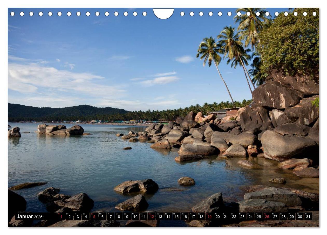 Bild: 9783435626557 | Indien - Goa (Wandkalender 2025 DIN A4 quer), CALVENDO Monatskalender