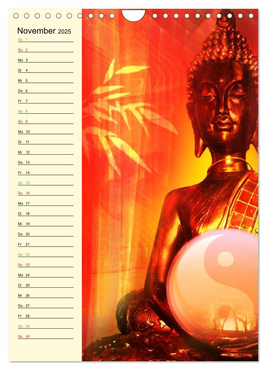 Bild: 9783457079119 | Buddha (Wandkalender 2025 DIN A4 hoch), CALVENDO Monatskalender | 2025