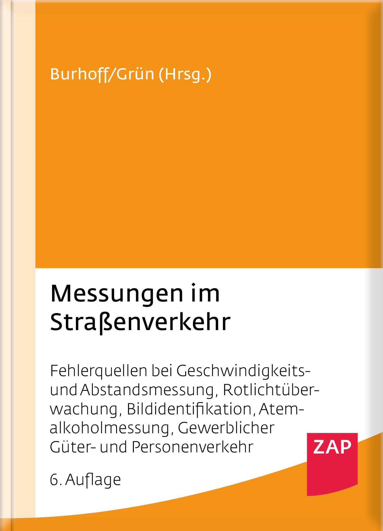 Cover: 9783750800236 | Messungen im Straßenverkehr | Detlef Burhoff (u. a.) | Buch | XXX