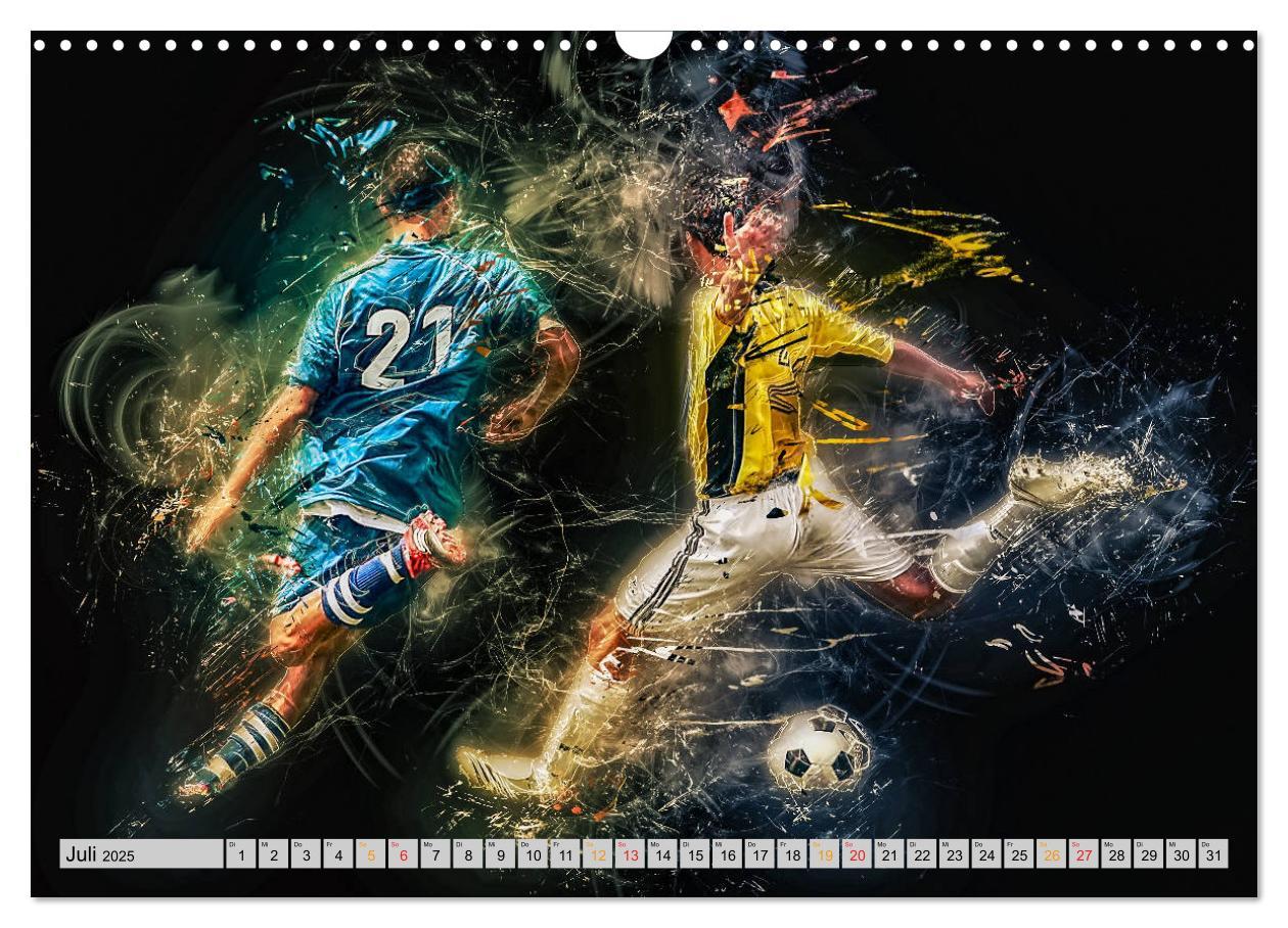 Bild: 9783435161140 | Fußball - extrem (Wandkalender 2025 DIN A3 quer), CALVENDO...