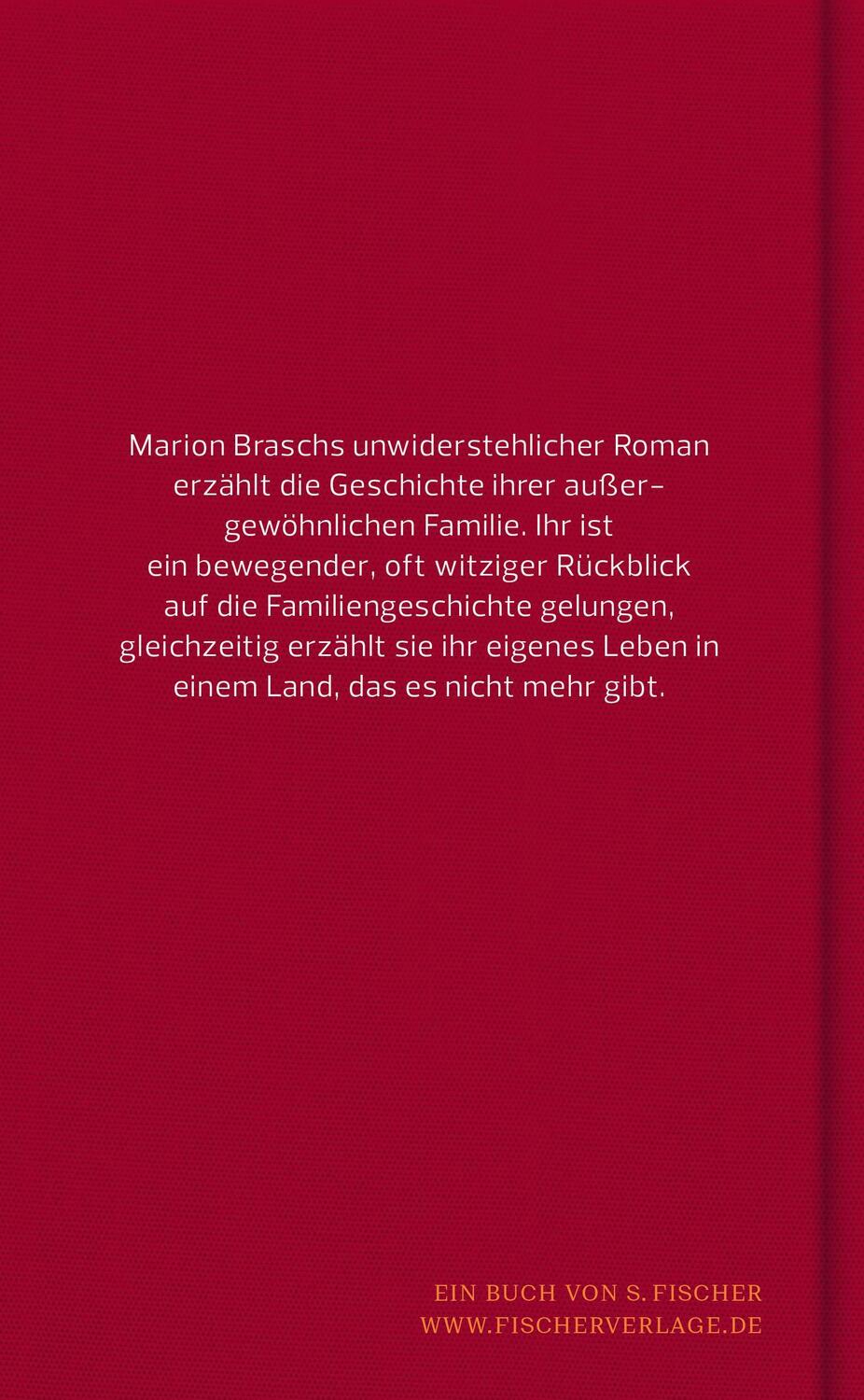 Rückseite: 9783103975062 | Ab jetzt ist Ruhe | Marion Brasch | Buch | 416 S. | Deutsch | 2023