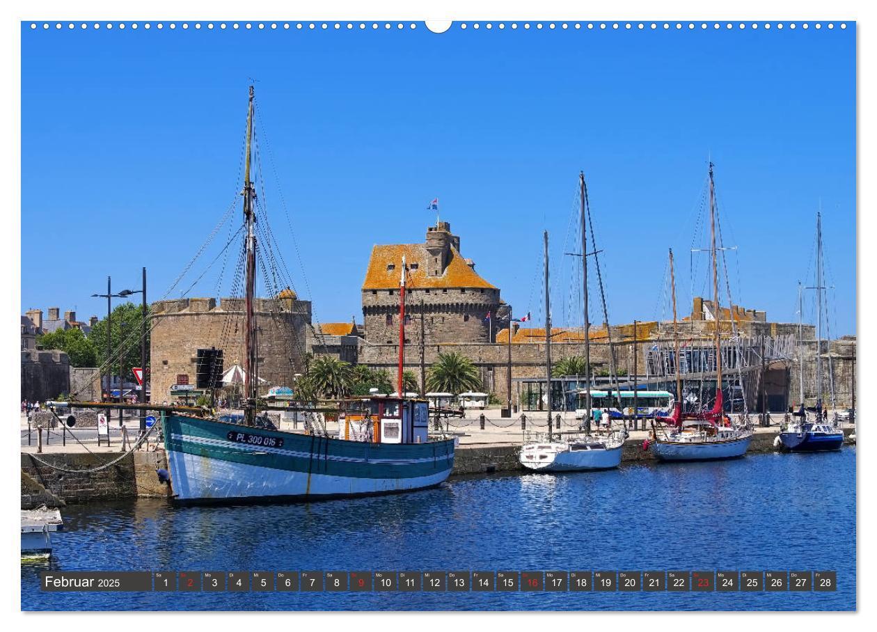 Bild: 9783435344659 | Saint Malo - Stadt der Korsaren (Wandkalender 2025 DIN A2 quer),...