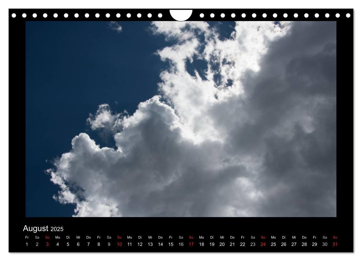 Bild: 9783435832828 | Wolkenbilder (Wandkalender 2025 DIN A4 quer), CALVENDO Monatskalender