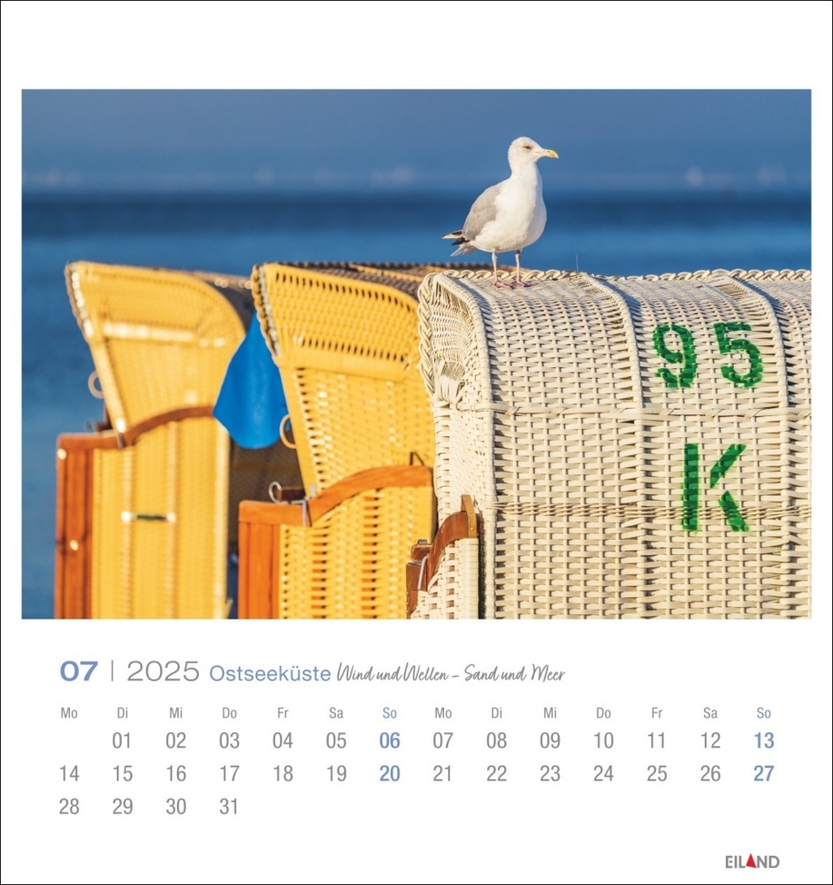 Bild: 9783964023308 | Ostseeküste Postkartenkalender 2025 - Wind und Wellen - Sand und Meer