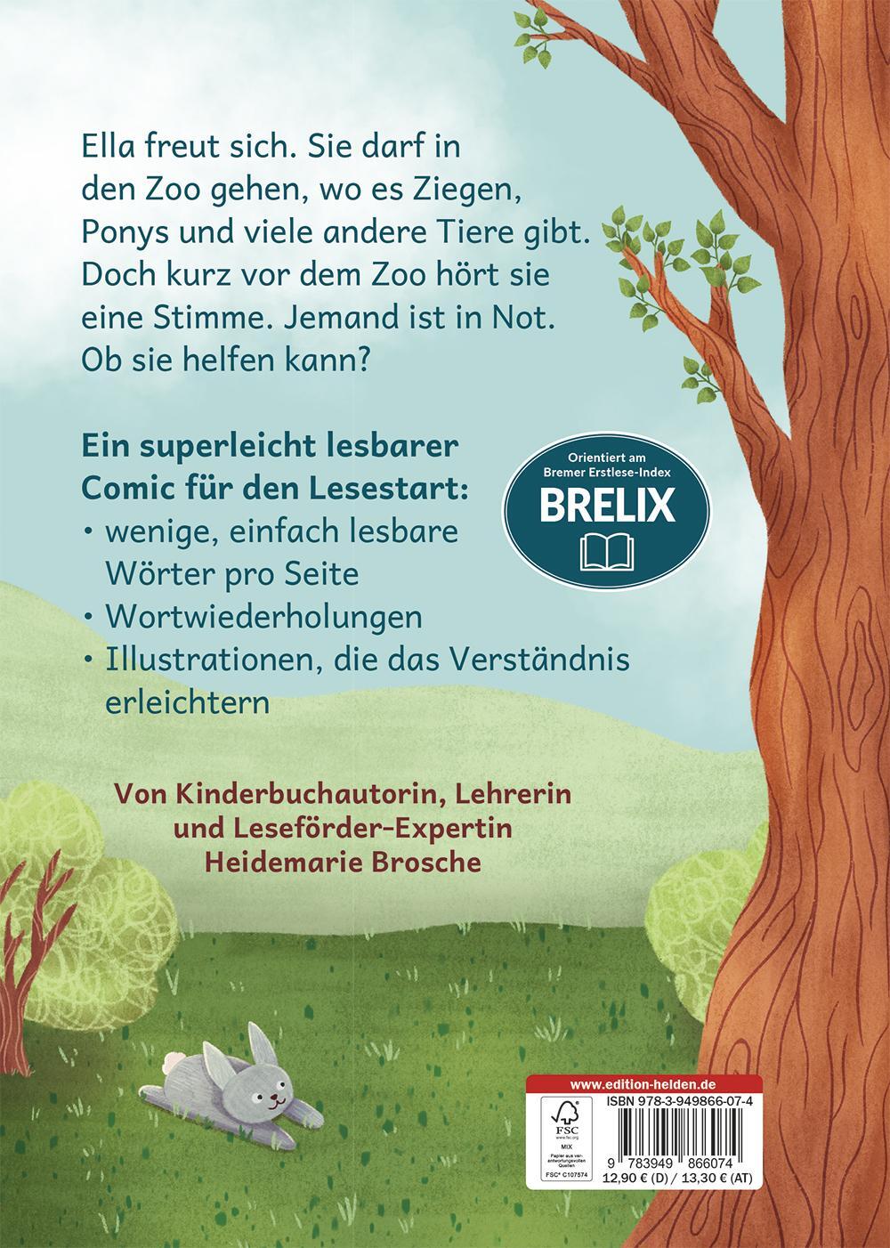 Rückseite: 9783949866074 | Lesen mit Ella und Tim - Die Rettung | Heidemarie Brosche | Buch