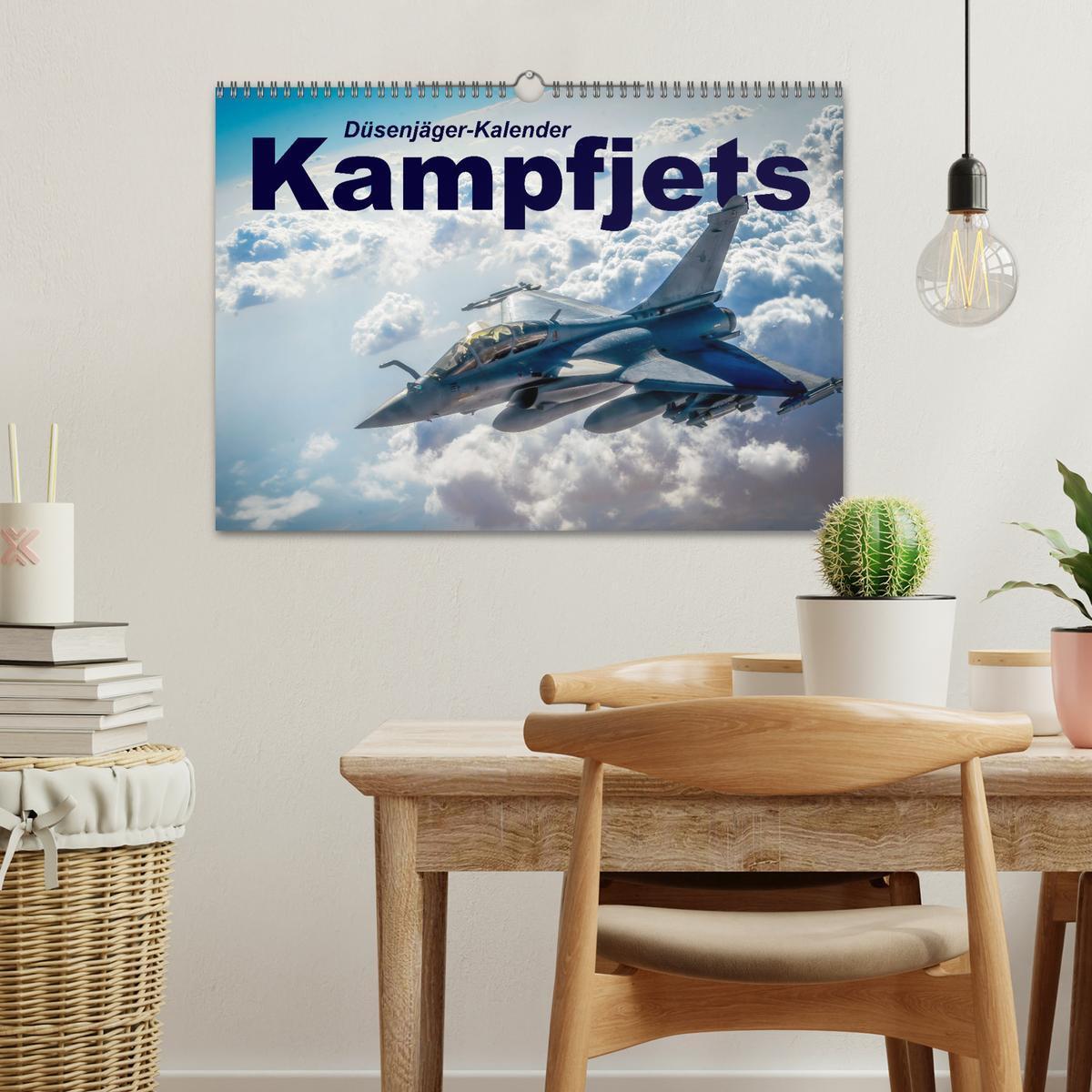 Bild: 9783383918339 | Kampfjets - Düsenjäger-Kalender (Wandkalender 2025 DIN A3 quer),...