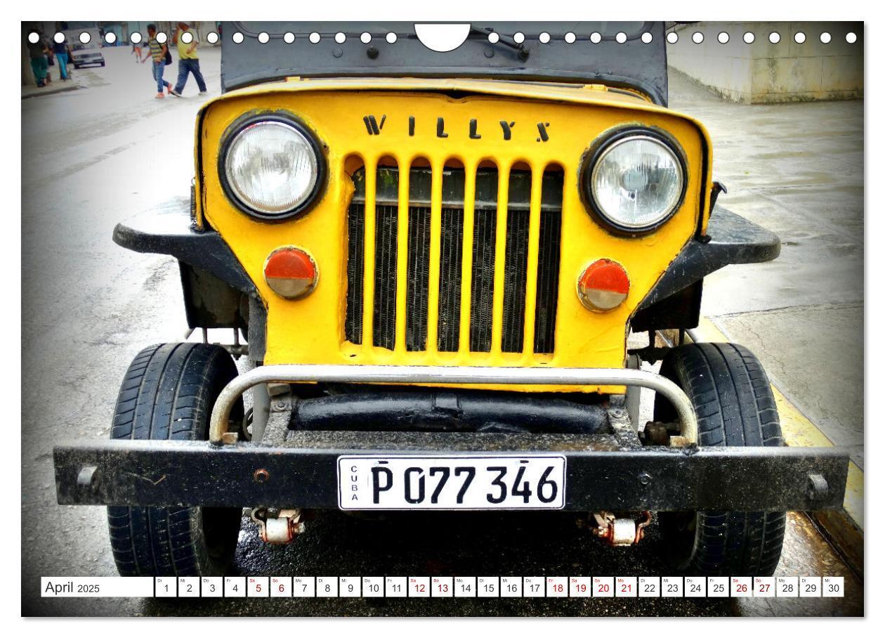 Bild: 9783383785085 | Willys Jeep - Eine amerikanische Legende auf Kuba (Wandkalender...