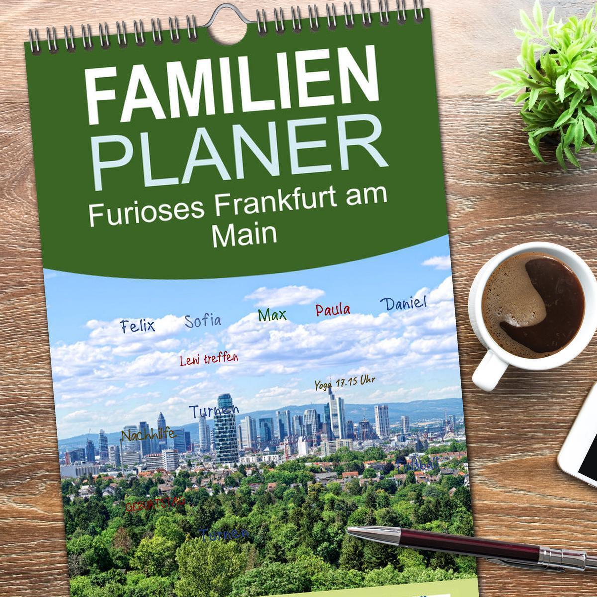 Bild: 9783457094792 | Familienplaner 2025 - Furioses Frankfurt am Main mit 5 Spalten...