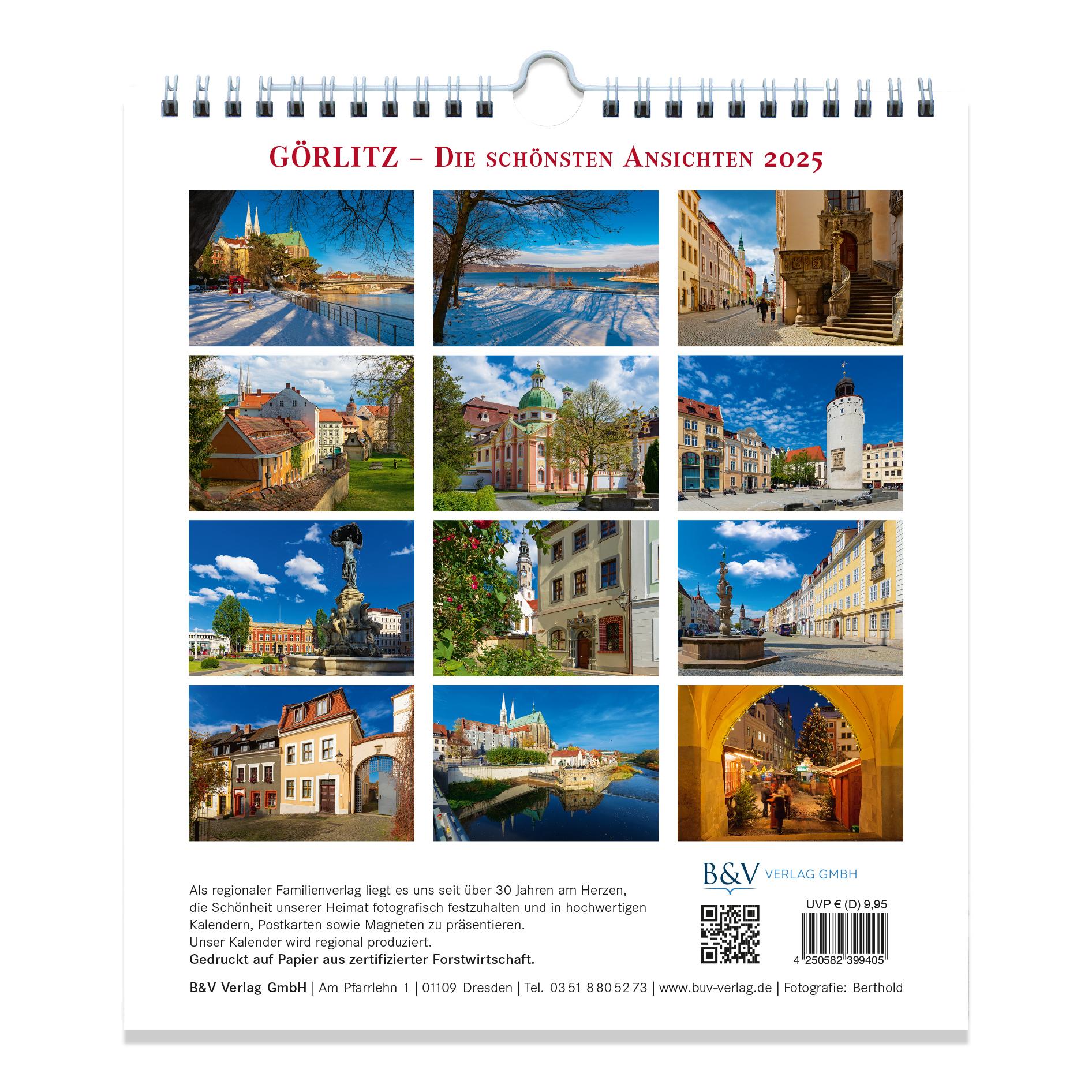 Bild: 4250582399405 | Kalender Görlitz 2025 - Die schönsten Ansichten | Kalender | Deutsch