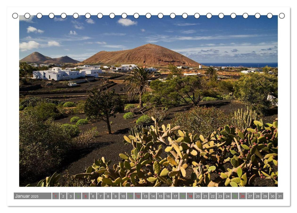 Bild: 9783435707560 | Aus dem Meer geboren - Lanzarote (Tischkalender 2025 DIN A5 quer),...