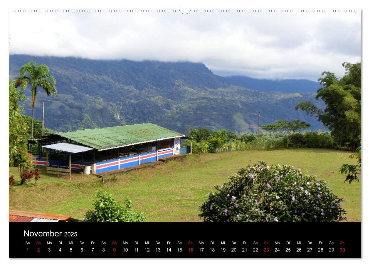 Bild: 9783435746576 | Costa Rica (Wandkalender 2025 DIN A2 quer), CALVENDO Monatskalender