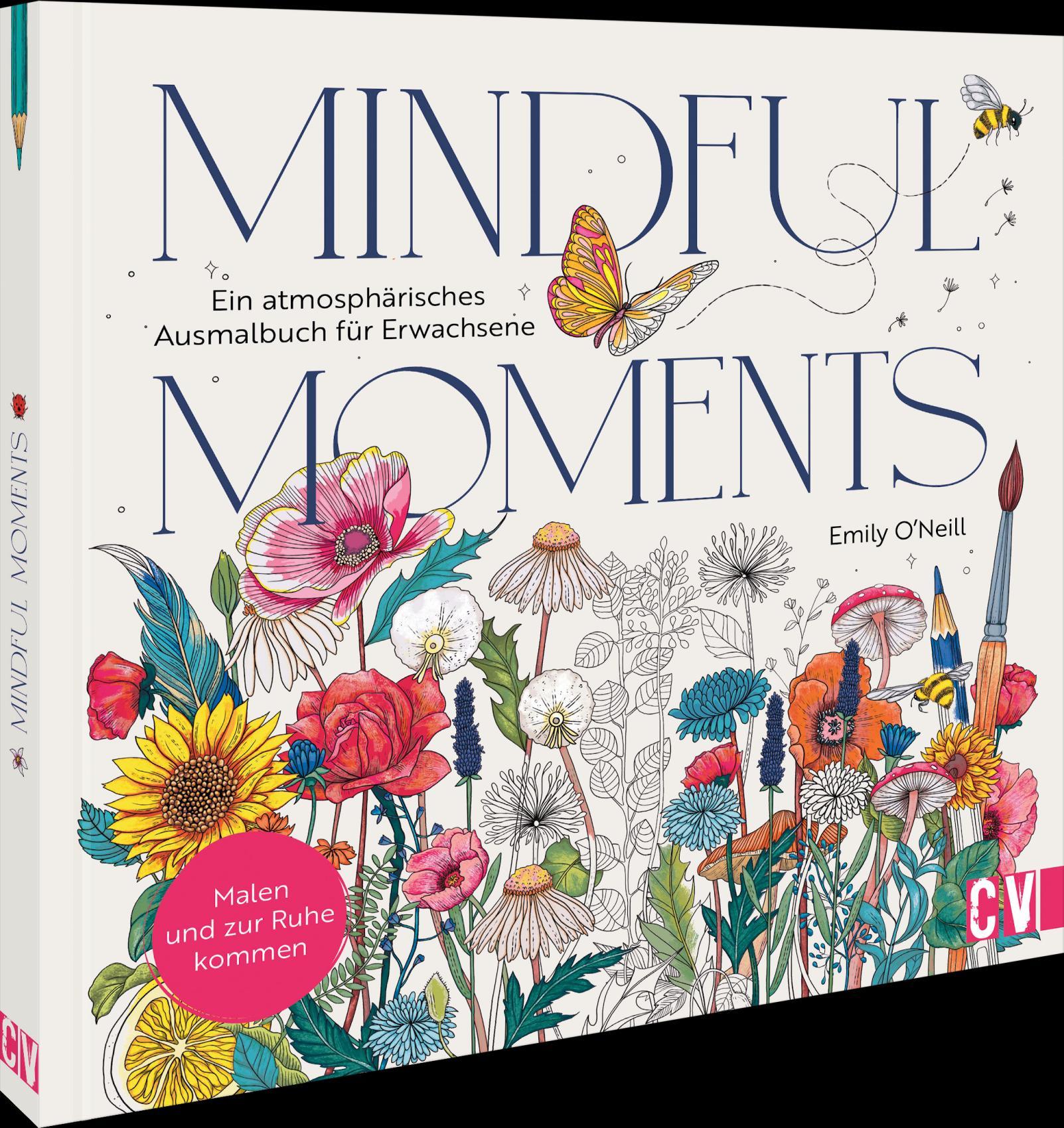 Cover: 9783862304752 | Mindful Moments. Ein atmosphärisches Ausmalbuch für Erwachsene | Buch