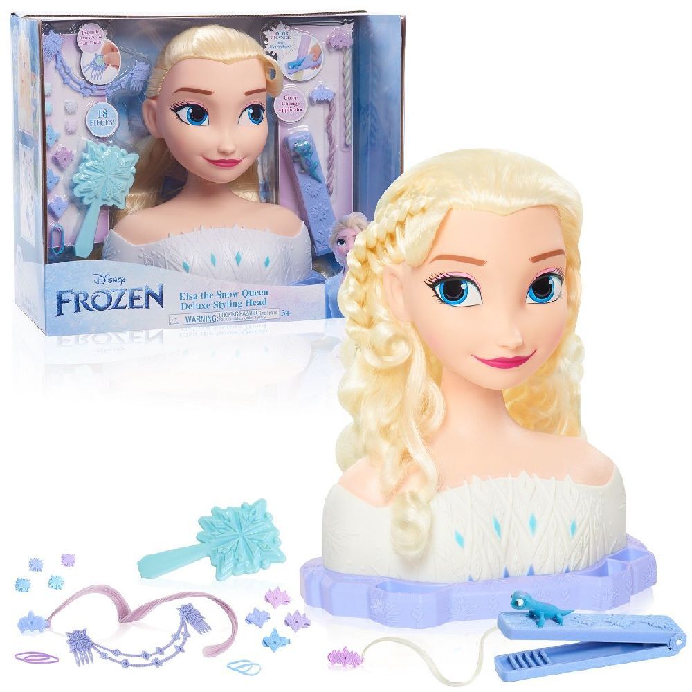 Bild: 886144327964 | Disney Frozen 2 Elsa Deluxe Stylinghead | In Kartonage | JPL32796