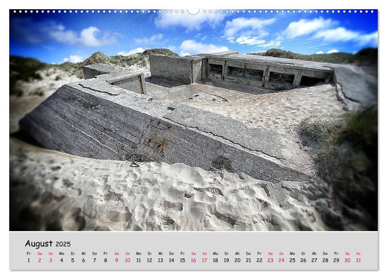 Bild: 9783435645381 | Bunker Zeitzeugen der Geschichte (Wandkalender 2025 DIN A2 quer),...