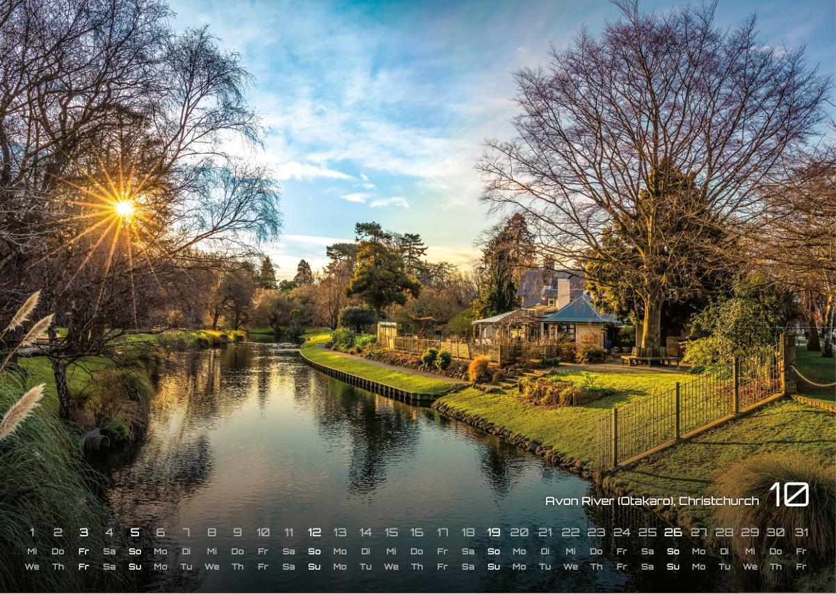 Bild: 9783986734183 | Neuseeland - Das Land der langen weißen Wolke - 2025 - Kalender DIN A3