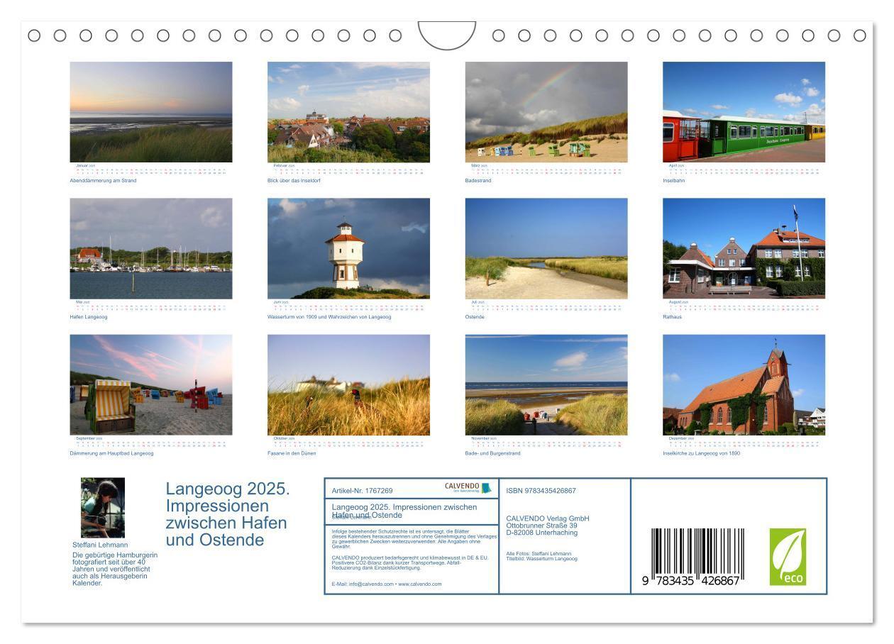 Bild: 9783435426867 | Langeoog 2025. Impressionen zwischen Hafen und Ostende...