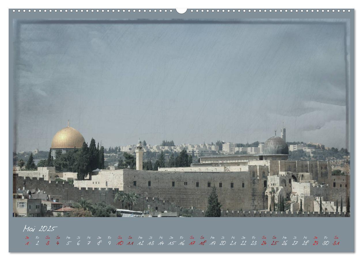 Bild: 9783435434350 | Unterwegs in Jerusalem (Wandkalender 2025 DIN A2 quer), CALVENDO...