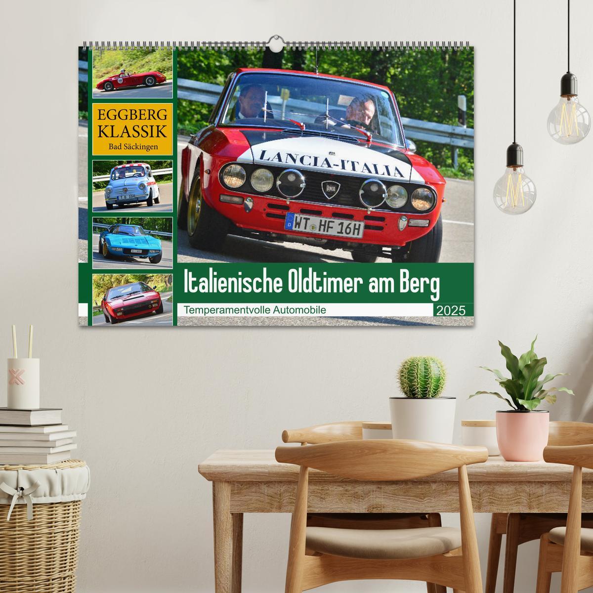 Bild: 9783435298587 | Italienische Oldtimer am Berg (Wandkalender 2025 DIN A2 quer),...