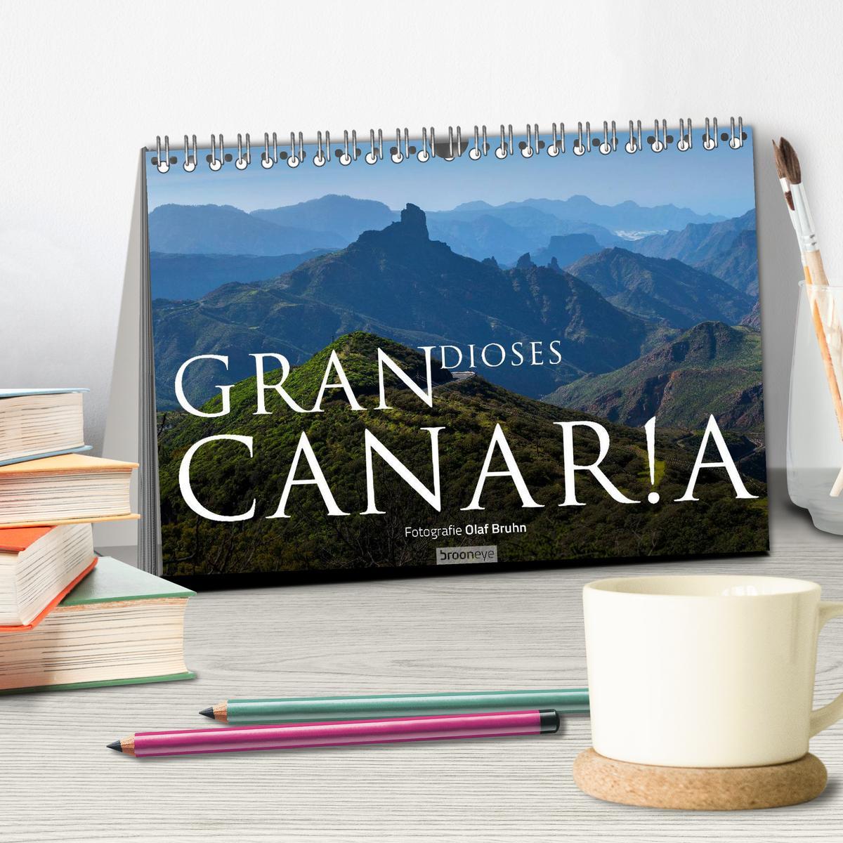 Bild: 9783435614530 | Grandioses Canaria (Tischkalender 2025 DIN A5 quer), CALVENDO...