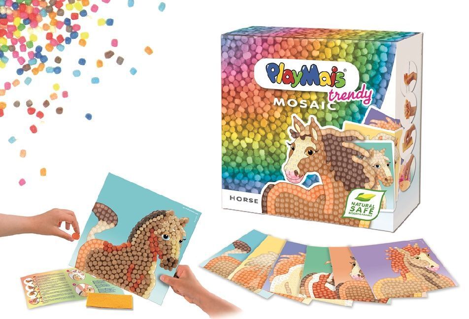 Bild: 4041077004467 | TRENDY Mosaic Horse | PlayMais® | Stück | 2018 | PlayMais