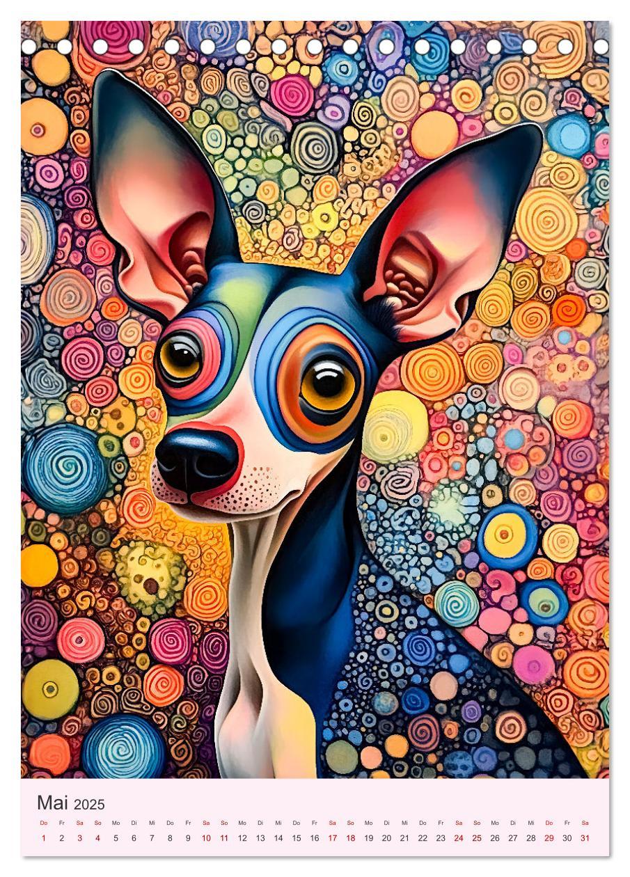 Bild: 9783457233979 | Pop-Art Hunde - Moderne, verrückte Hundeporträts (Tischkalender...