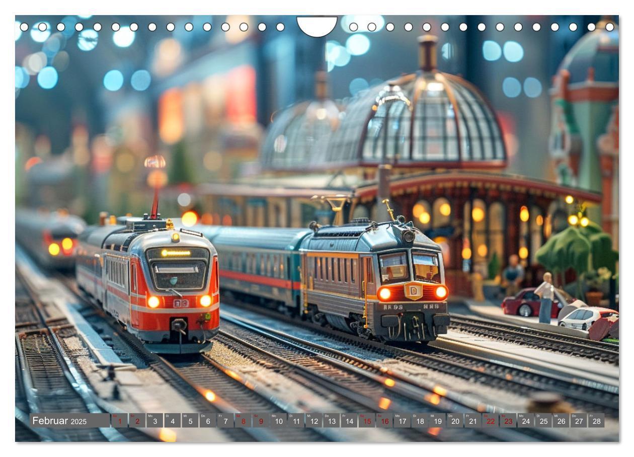 Bild: 9783435371952 | Modelleisenbahnen sind cool (Wandkalender 2025 DIN A4 quer),...