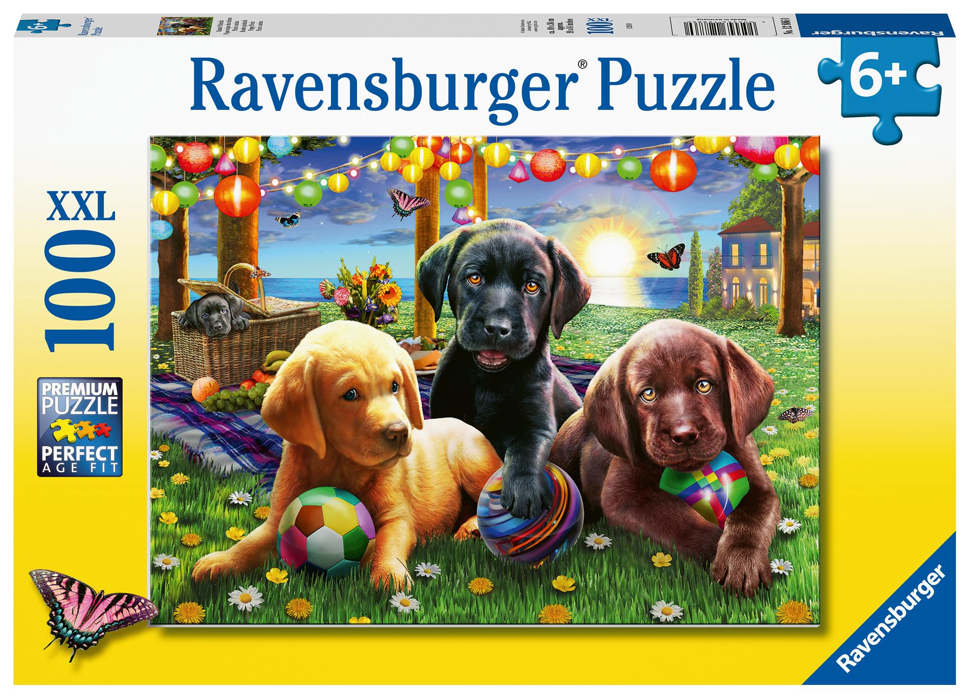 Cover: 4005556128860 | Ravensburger Kinderpuzzle - 12886 Hunde Picknick - Tier-Puzzle für...