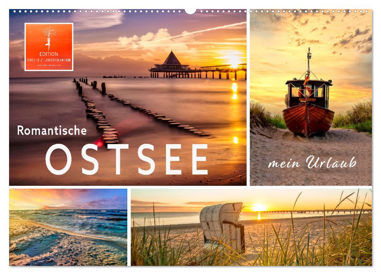 Cover: 9783435082254 | Romantische Ostsee - mein Urlaub (Wandkalender 2025 DIN A2 quer),...