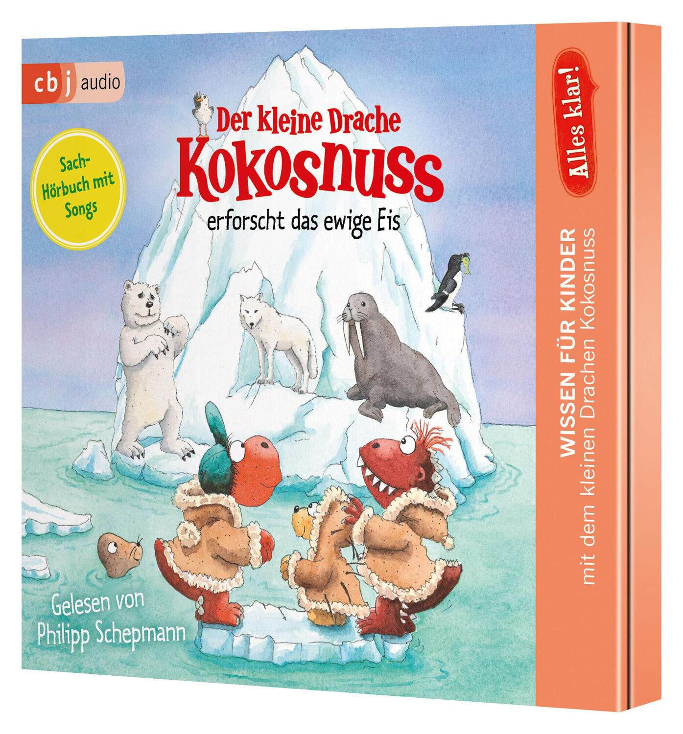 Bild: 9783837165234 | Alles klar! Der kleine Drache Kokosnuss erforscht das ewige Eis | CD