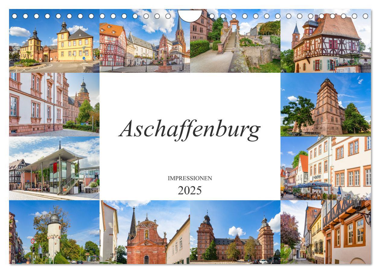 Cover: 9783435178759 | Aschaffenburg Impressionen (Wandkalender 2025 DIN A4 quer),...