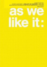 Cover: 9783897902916 | as we like it | Buch | 320 S. | Deutsch | 2008 | EAN 9783897902916