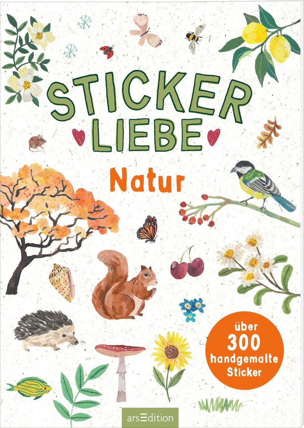 Cover: 4014489134442 | Stickerliebe - Natur | Über 300 handgemalte Sticker | Sofroniou | 2024