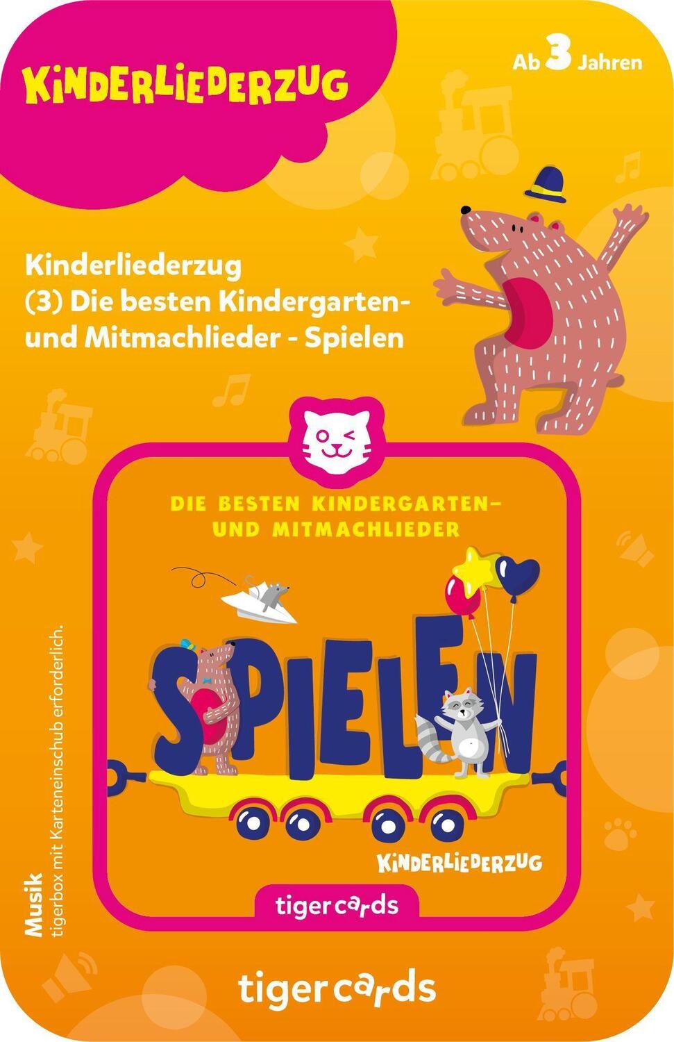 Bild: 4260535482375 | tigercard - Kinderliederzug - Folge 3: Die besten...