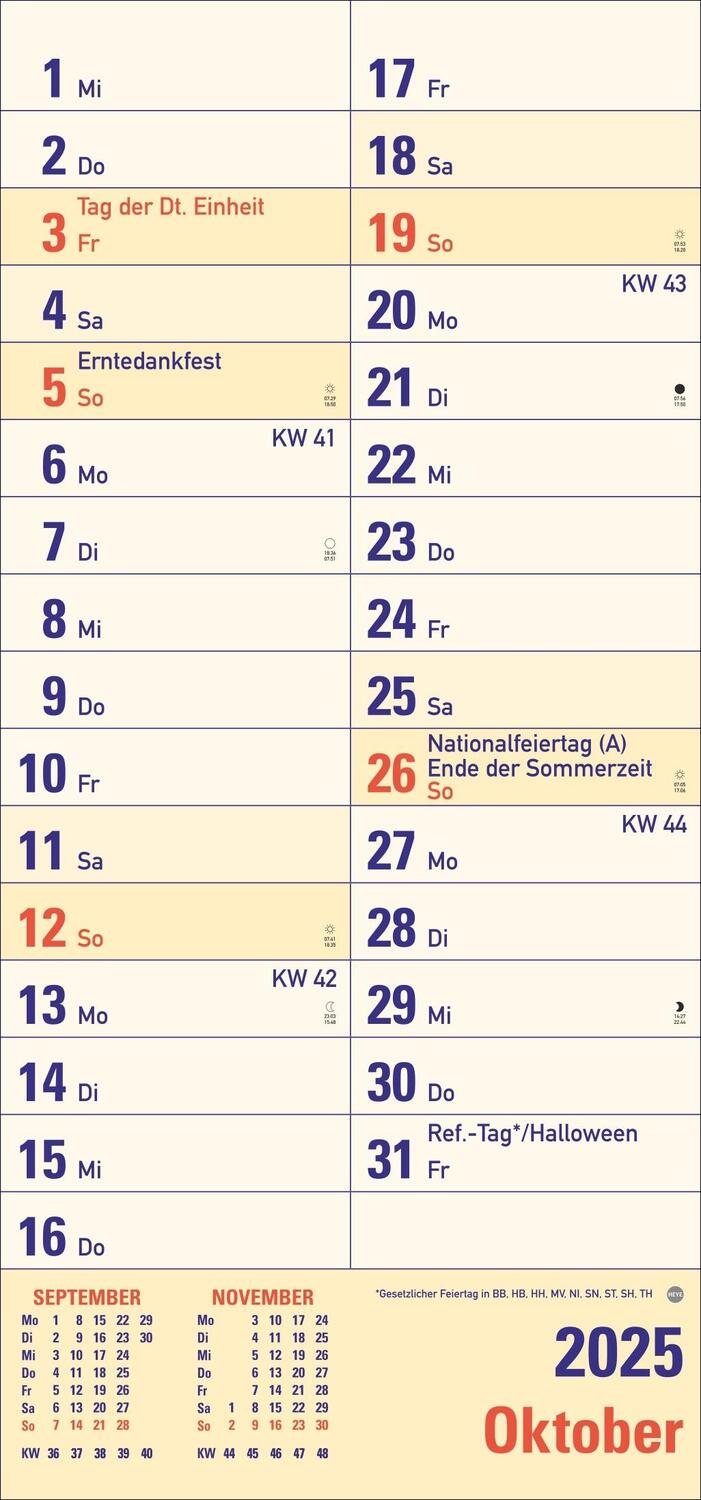 Bild: 9783756405695 | Großdruck Planer 2025 | Heye | Kalender | Bürokalender Heye | 14 S.