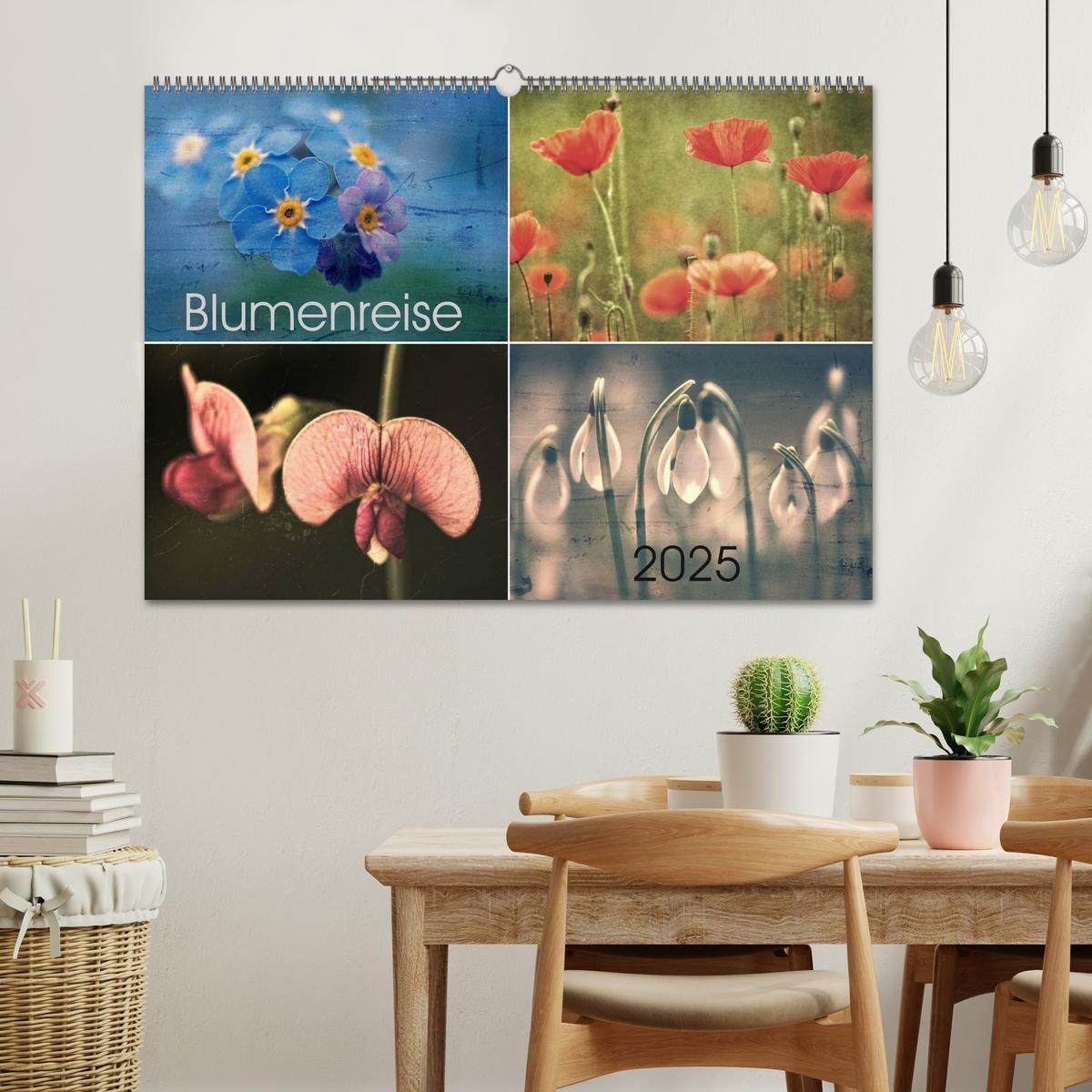 Bild: 9783435611713 | Blumenreise 2025 (Wandkalender 2025 DIN A2 quer), CALVENDO...