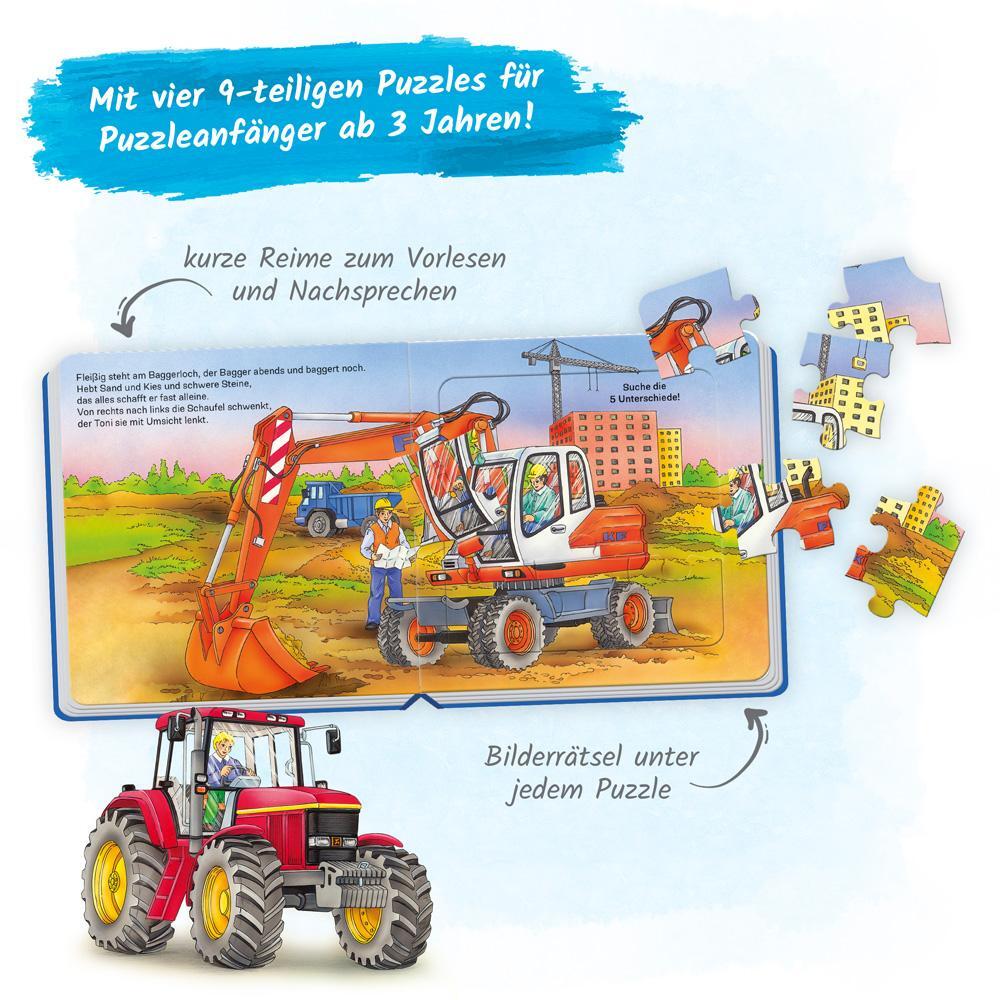 Bild: 9783965526655 | Trötsch Pappenbuch Puzzlebuch Fahrzeuge | Trötsch Verlag GmbH & Co. KG