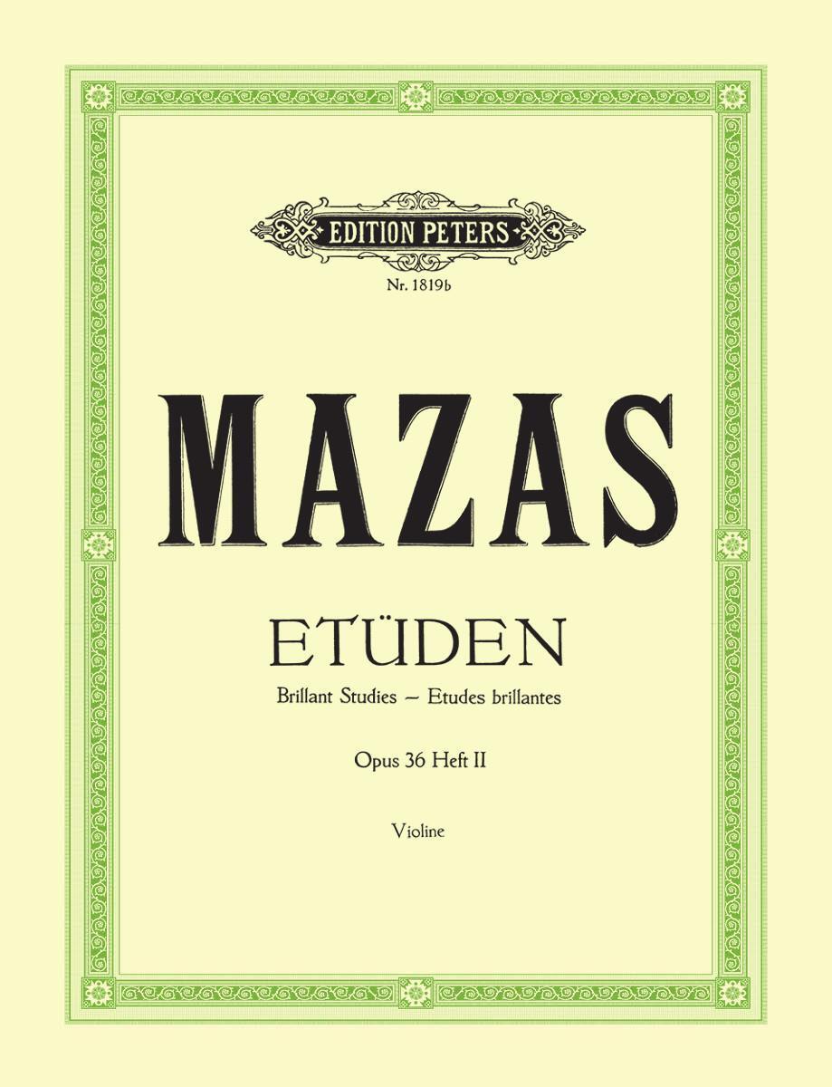 Cover: 9790014008246 | Studies Op. 36 for Violin -- Études Brillantes | Nos. 31-57 | Mazas