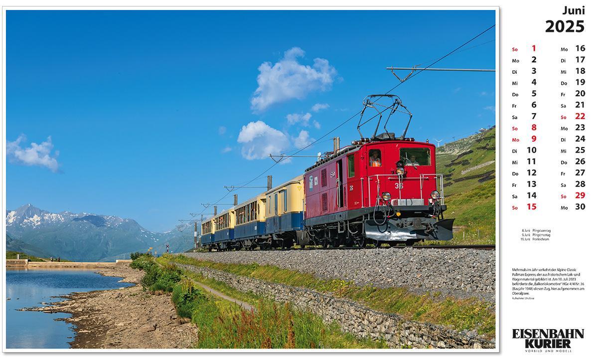 Bild: 9783844659412 | Glacier Express 2025 | Kalender | 13 S. | Deutsch | 2025 | EK-Verlag