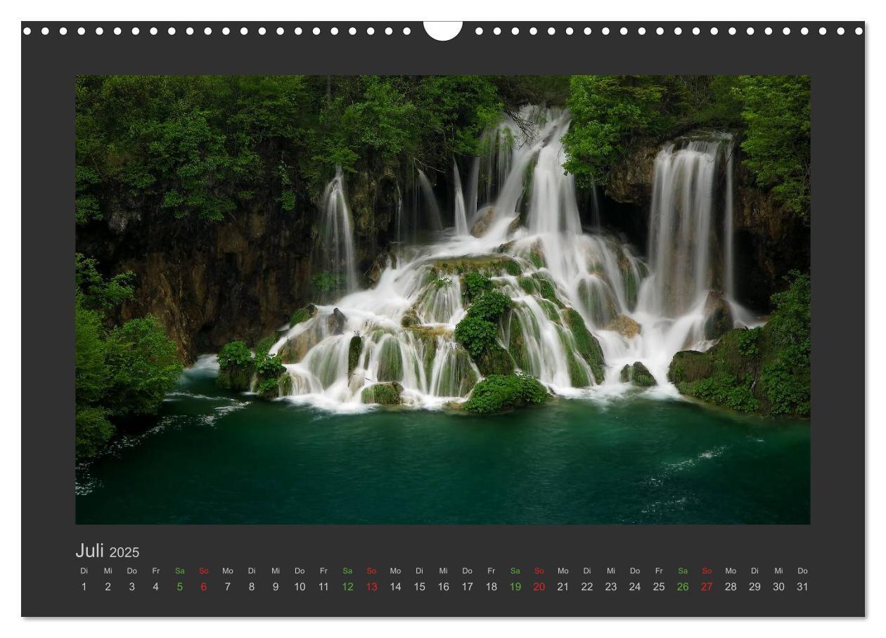 Bild: 9783435838011 | FALLENDE WASSER (Wandkalender 2025 DIN A3 quer), CALVENDO...