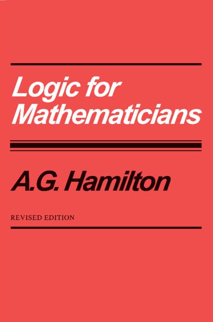 Cover: 9780521368650 | Logic for Mathematicians | A. G. Hamilton | Taschenbuch | Englisch