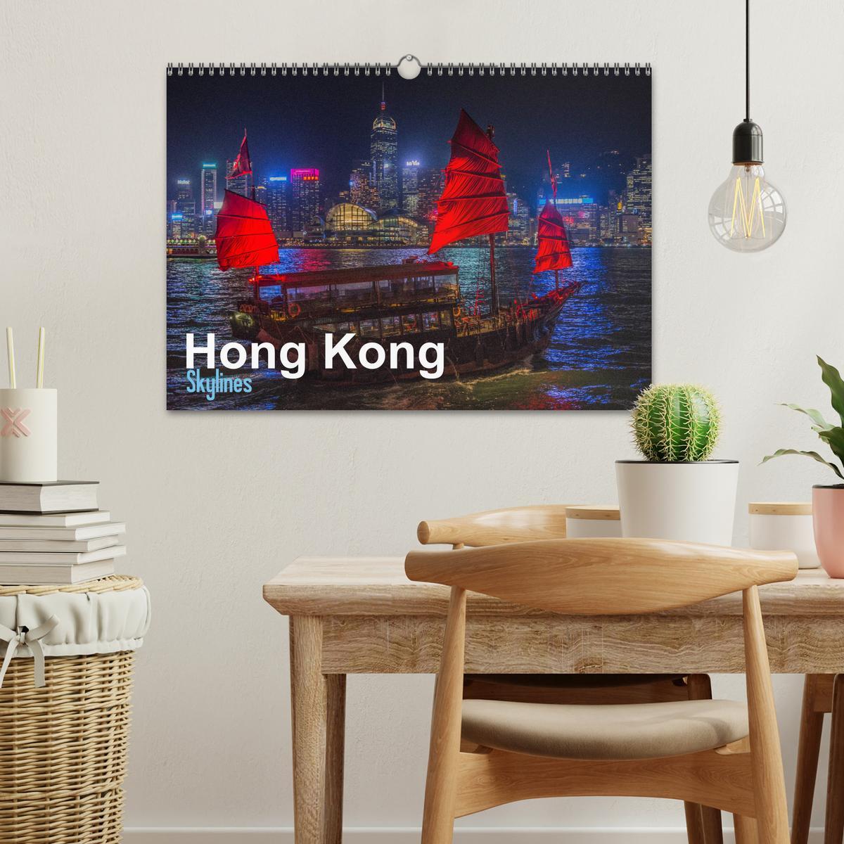 Bild: 9783435387113 | Hong Kong - Skylines (Wandkalender 2025 DIN A3 quer), CALVENDO...