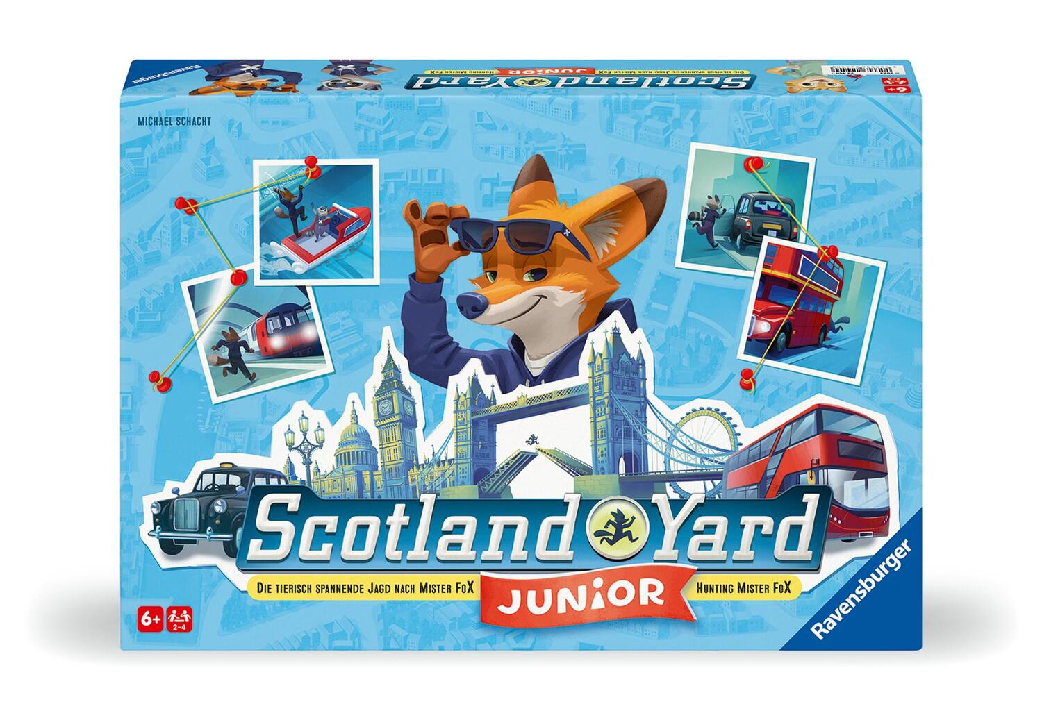 Cover: 4005556224500 | Ravensburger 22450 - Scotland Yard Junior, Brettspiel für 2-4...