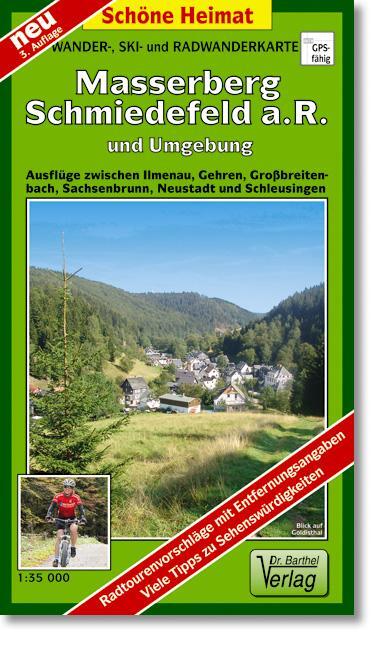 Cover: 9783895911095 | Masserberg, Schmiedefeld a. R. und Umgebung 1 : 35 000. Wander-,...