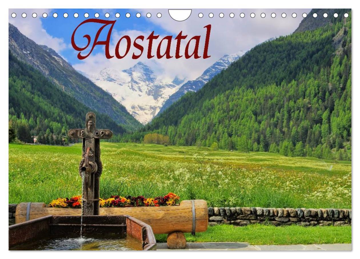 Cover: 9783435694655 | Aostatal (Wandkalender 2025 DIN A4 quer), CALVENDO Monatskalender