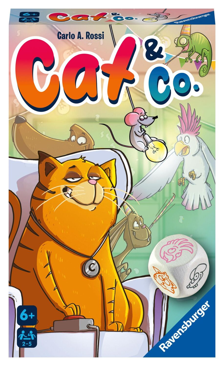 Cover: 4005556209644 | Ravensburger 20964- Cat &amp; Co. - Würfel-Merkspiel, Spiel für Kinder...