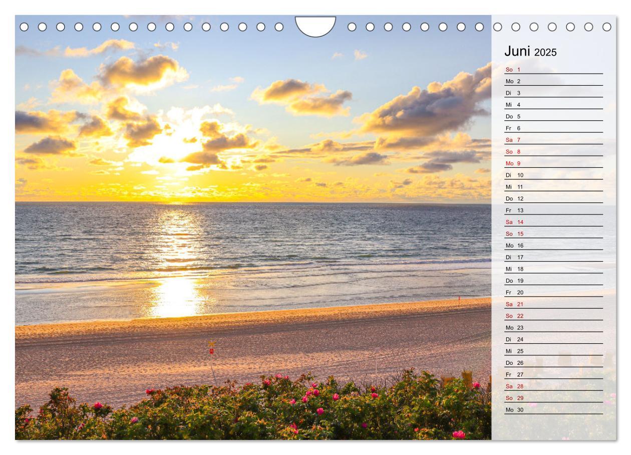 Bild: 9783383848353 | Sylt - Magie der Abendstunden (Wandkalender 2025 DIN A4 quer),...