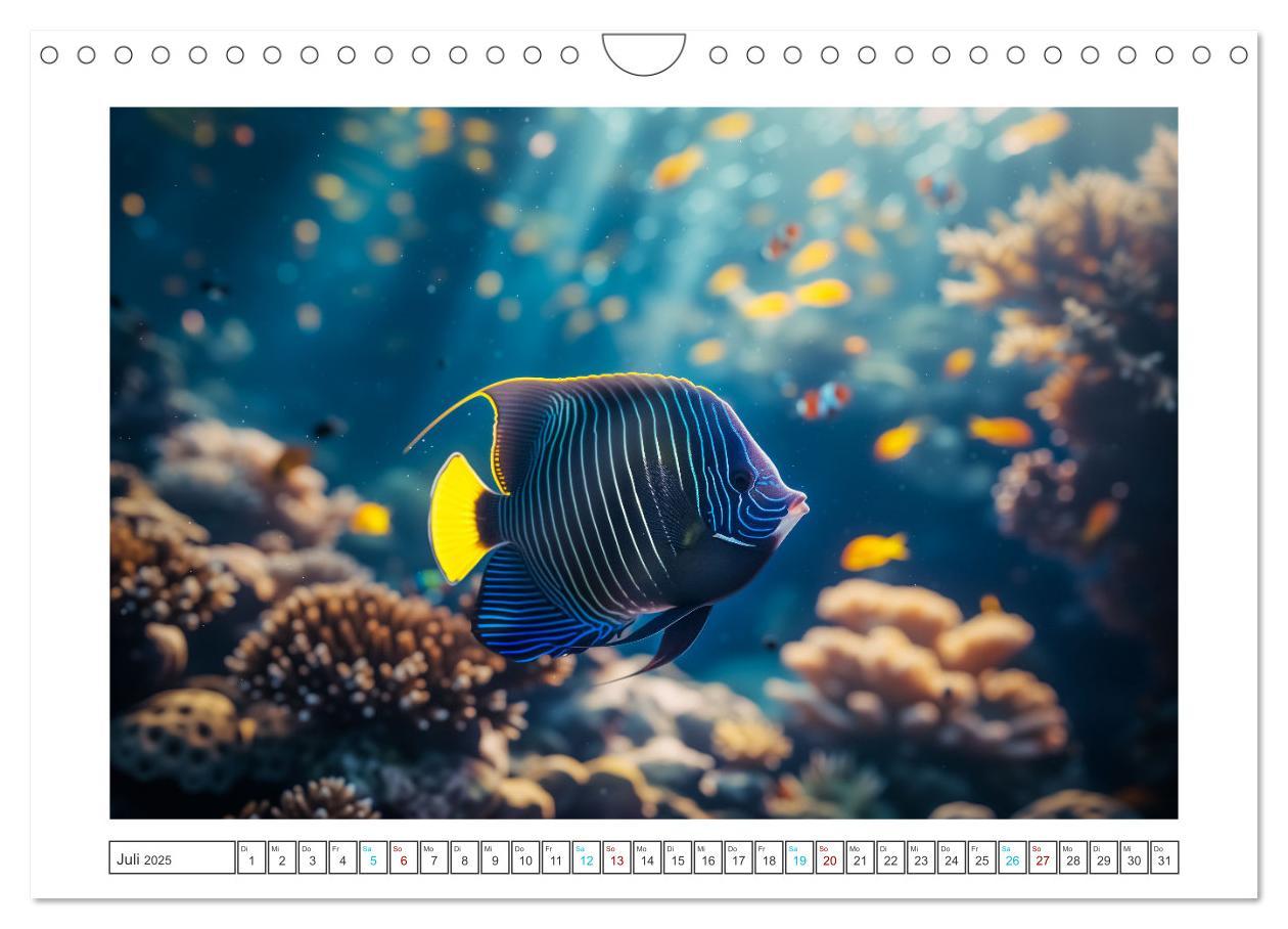 Bild: 9783383784347 | Exotische Fische (Wandkalender 2025 DIN A4 quer), CALVENDO...